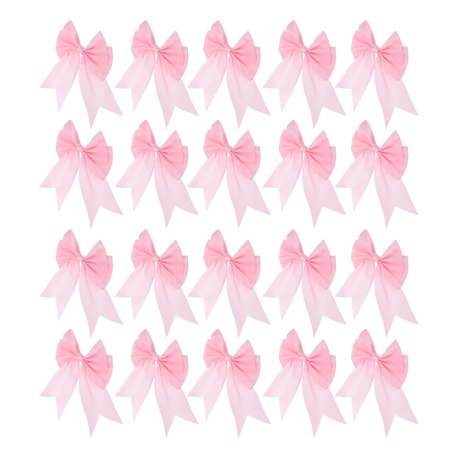 Lazos rosas de poliéster de 5 cm para manualidades y decoración de regalos