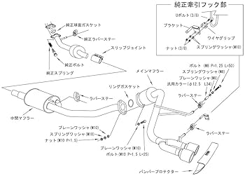 Amazon | HKS 自動車用スポーツマフラー スーパーターボマフラー