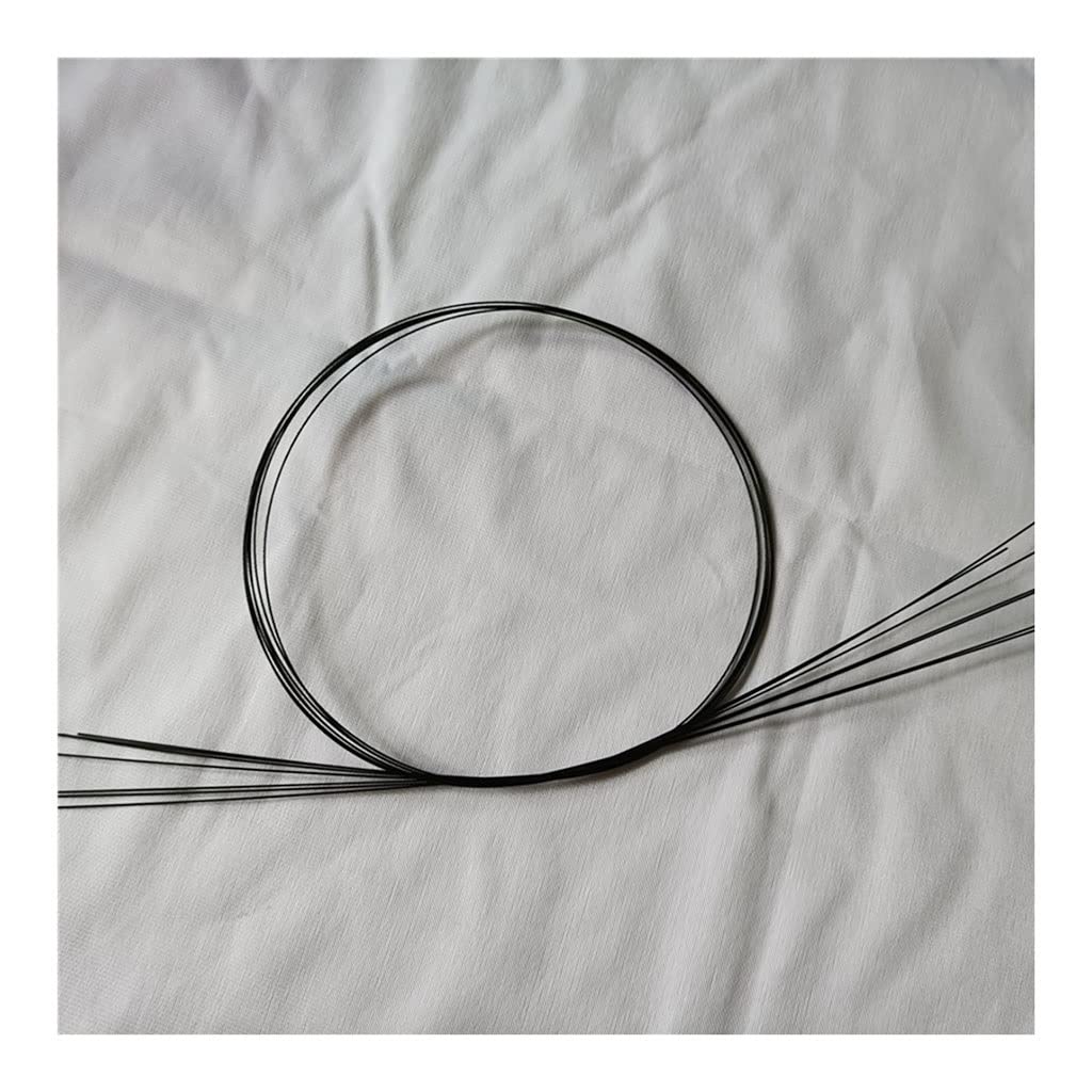 Premium-Fiberglasstäbe, 6 Stück schwarze Glasfaserstäbe, Länge 1000 mm, Glasfaserstäbe, elastische Fiberglas-Isolierstäbe (Größe: 6 Stück, 1 x 1000 mm)(0.8x1000mm)