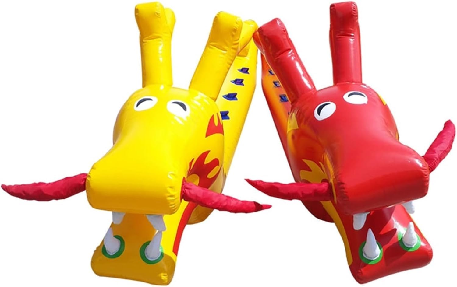 Gioco Sportivo di coordinamento di Squadra con Barca Drago Gonfiabile da Prato, 1 Set(Red,4 Seats)