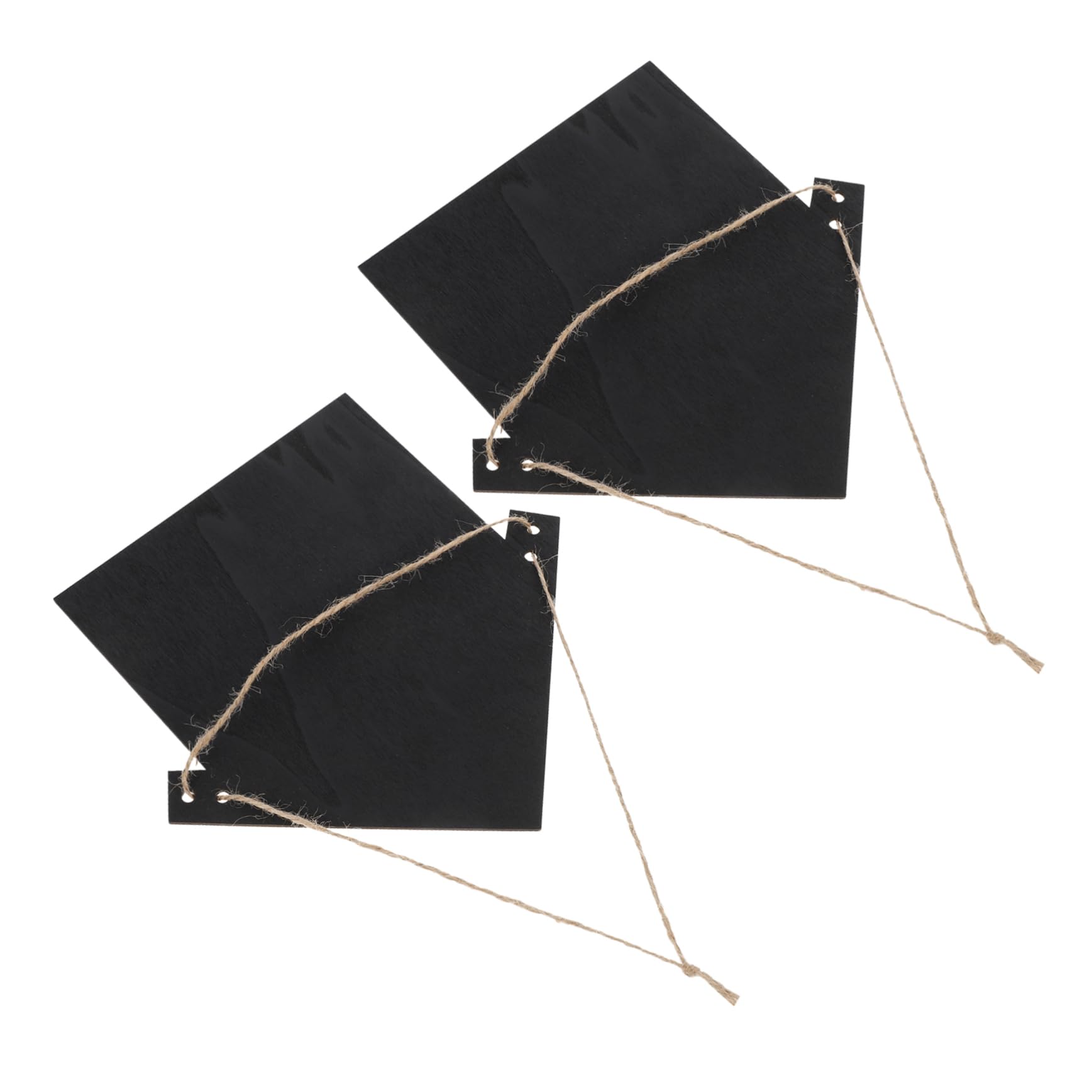 GRIRIW 2Pcs Blackboard Signs for Home Decoration Erasable Writing Boards for Events Parties Versatile Chalkboard Hangings for Messages Creative Displays