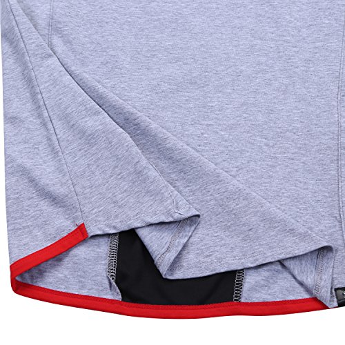 ICOOLTECH Men's Fitness Gym Muscle Cut Stringer Bodybuilding Workout Sleeveless Tank Top Shirts (US - X-Large, Z Grey (no Words))
