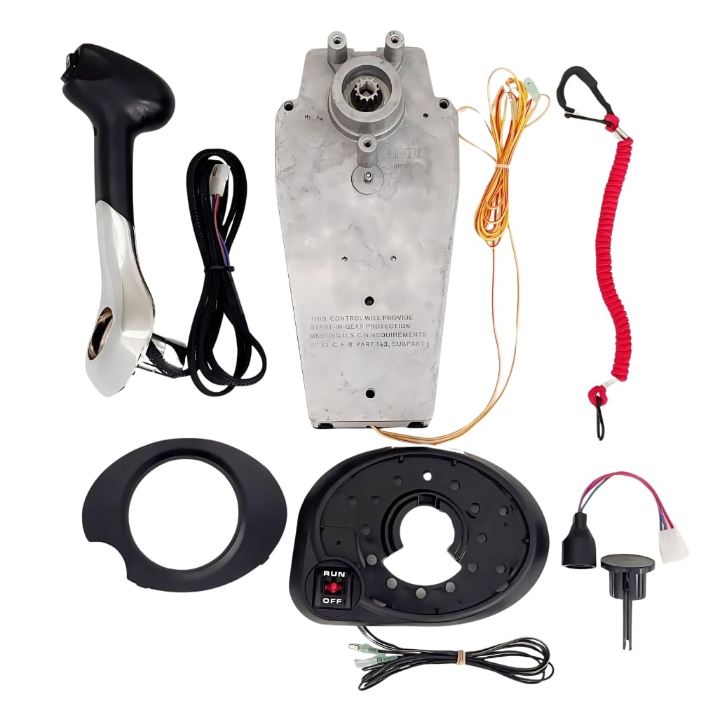 Boatcon Remote Control-4000 Gen II 8M0030550 Side Mount For Mercury Outboard Engine with Power Trim and Stop switch