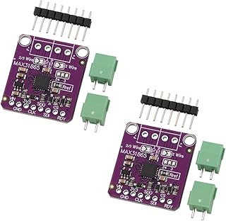 MAX31865 Resistencia al platino Sensor de temperatura Módulo detector Recogida de temperatura Módulo amplificador IDT/PT100-PT1000 (2 piezas)