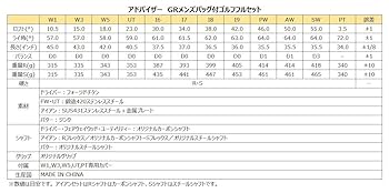Amazon.co.jp: advisor(アドバイザー) メンズゴルフクラブ12本組