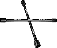 Vista 7 de EPAuto, llave de tubo universal de alta resistencia de 14 pulgadas, cruzada, de 4 vías, negra