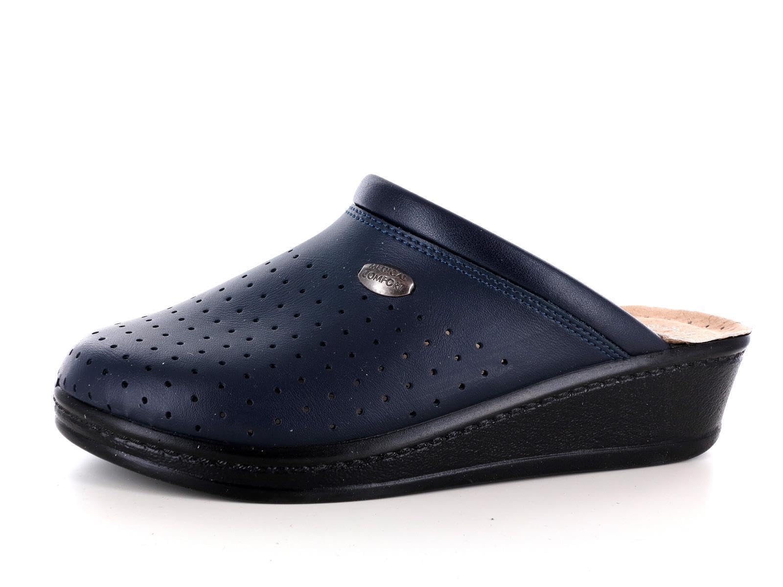 100 Zoccoli Sabot Pantofole Scarpe di Pelle, Donna
