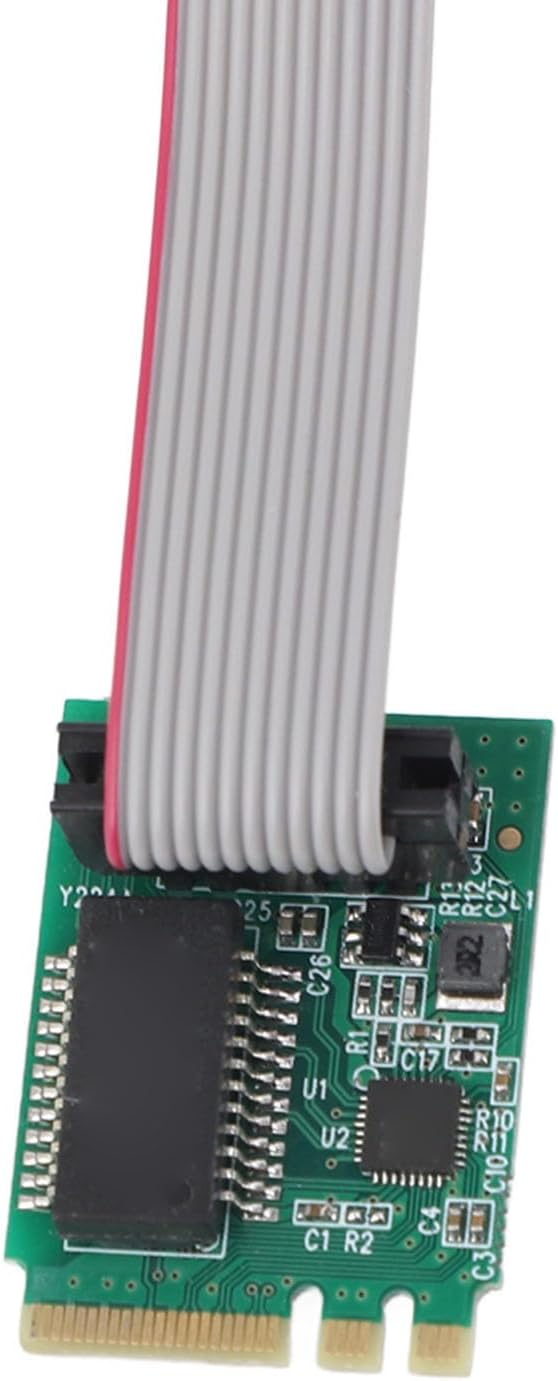 Gigabit M.2 M Key Ethernet Network Expansion Card, Single Port 2.5G M.2 A E Server NIC, RTL8111H Industrial Control Equipment Network Card, Straight Pin