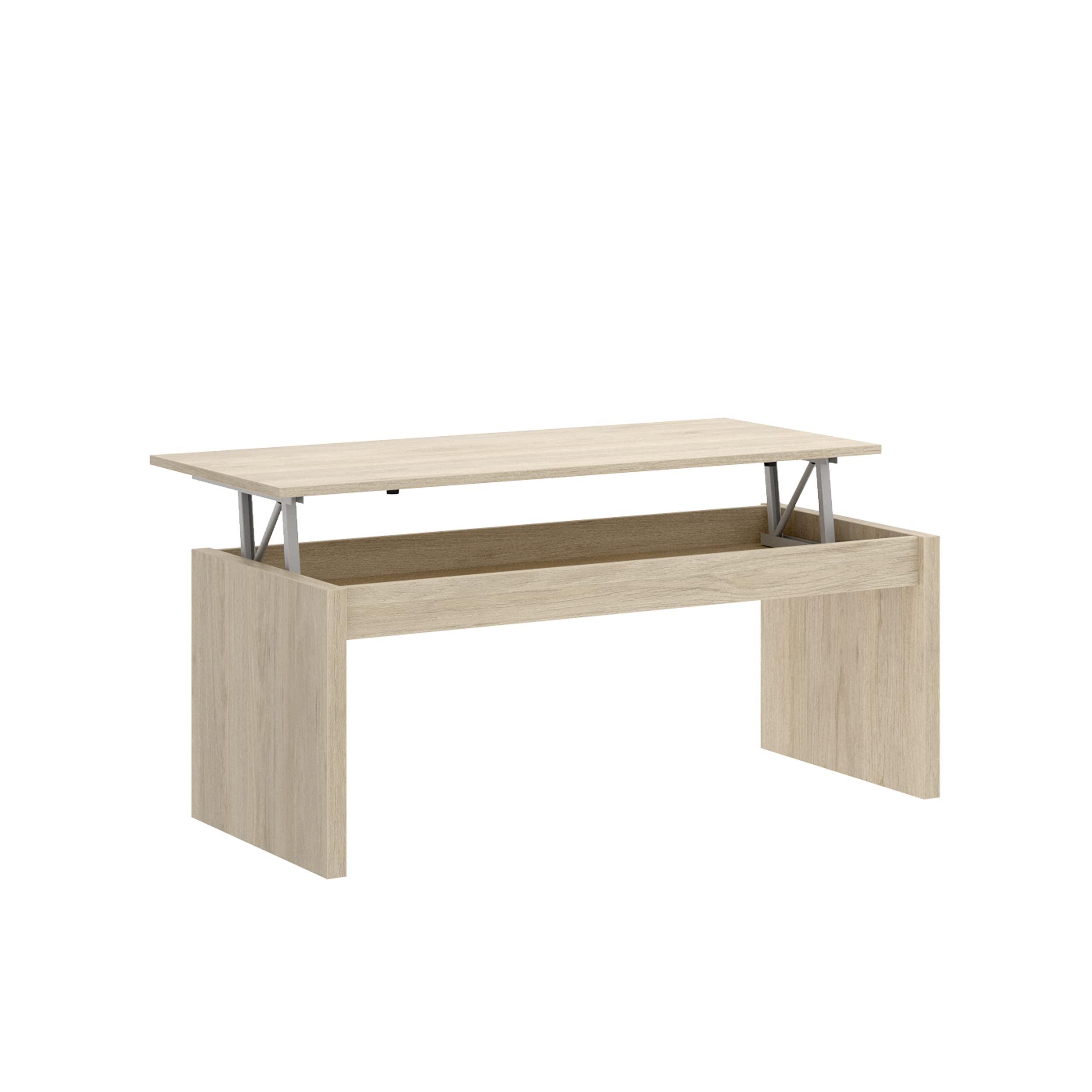 LIQUIDATODO ® - Mesa de centro elevable moderna y barata en color natural