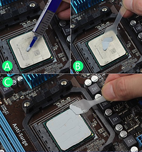 Bay Direct 5-Pack Reusable Thermal Paste (7 Oz/200G), Large Syringe Thermal Grease Cool Compound Heatsink Apply To Pc/Cpu/Gpu/Led/Vga (Accessory Included) #TOP1