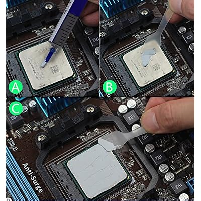 5-Pack Reusable Thermal Paste (7 Oz/200g), LARGE Syringe Thermal Grease Cool Compound Heatsink Apply to PC/CPU/GPU/LED/VGA (Accessory Included)