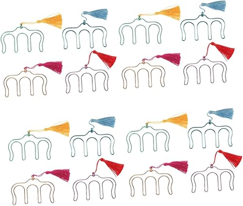 ERINGOGO 16 pcs Stave folder metal music bookmark piano book clip instrumentos musicales music stand clips piano accessories music note practical