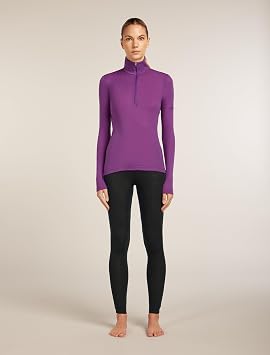 icebreaker Women's Merino 175 Everyday Long Sleeve Half Zip Thermal Top