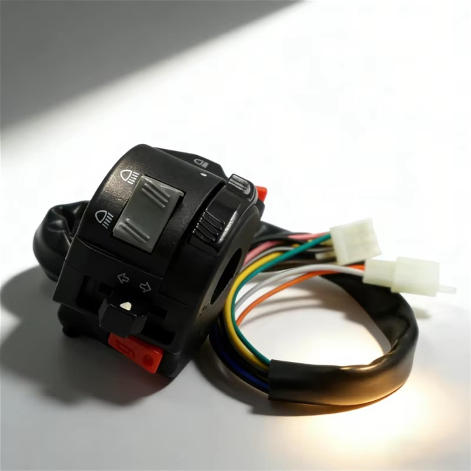 Interruttore Sul Manubrio Interruttore Manubrio Moto Foro Universale Gruppo Controllo Sinistro Per Accessori Moto Scooter Bici Elettrica E Bike 2.2 Cm