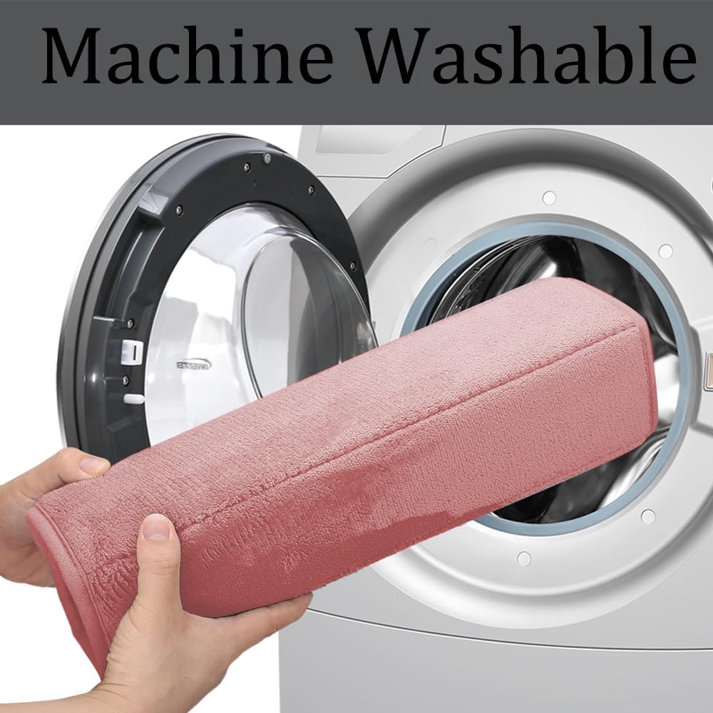 Bathroom Rugs Set 2 Piece Memory Foam Bath Rugs Non-Slip Bath Mat,Washable Room Mats,Absorbent Shaggy Rugs Super Soft Kitchen Mats, Batroom Carpets for Bathroom,Tub,Shower Home Decor（Coral Pink）