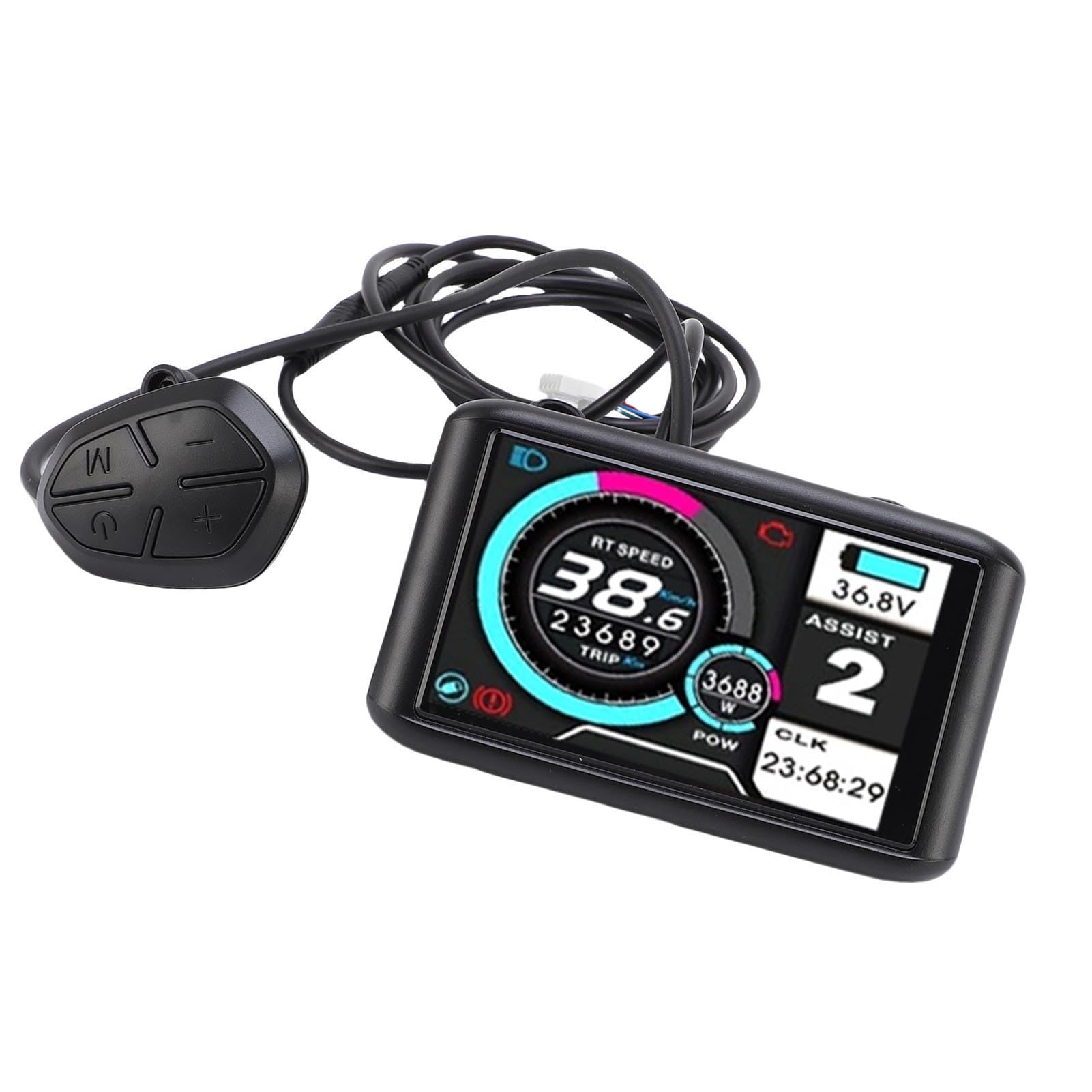 Pannello di Controllo LCD Elettrico Impermeabile Misuratore di Controllo Leggero e Versatile per Scooter Elettrico, Installazione Semplice, Perfetto per i Pendolari