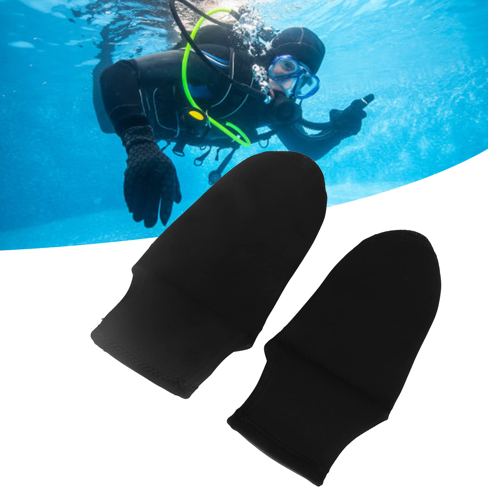 Yosoo Diving Sock, Beach Socks Slip Stitching Neoprene Warm Breathable for Surfing for Deep Diving (S)