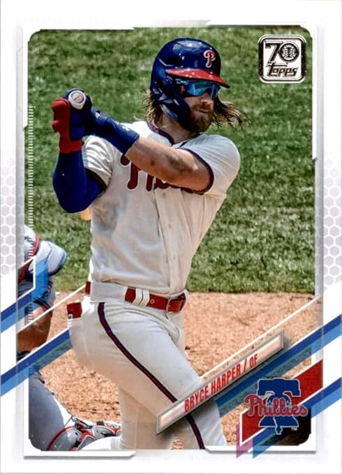 2021 Topps #250 Bryce Harper NM-MT Philadelphia Phillies Baseball