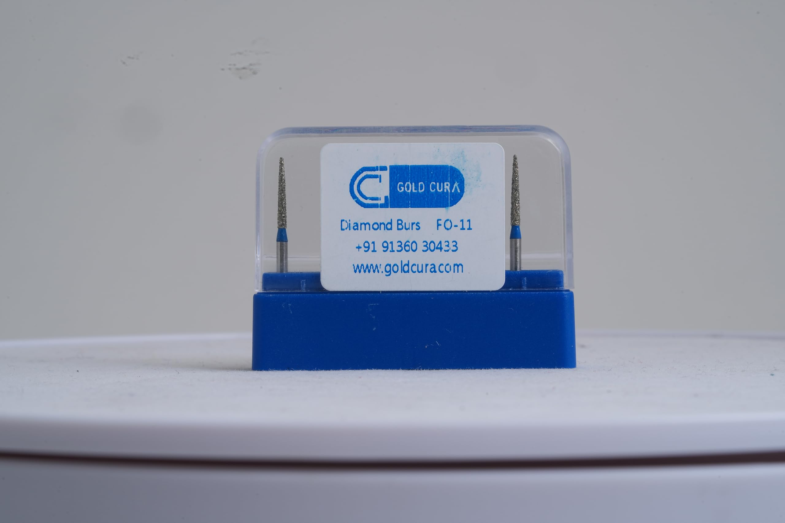 Gold Cura Dental Diamond Bur | Flame Shape | (FO-11)-image-28