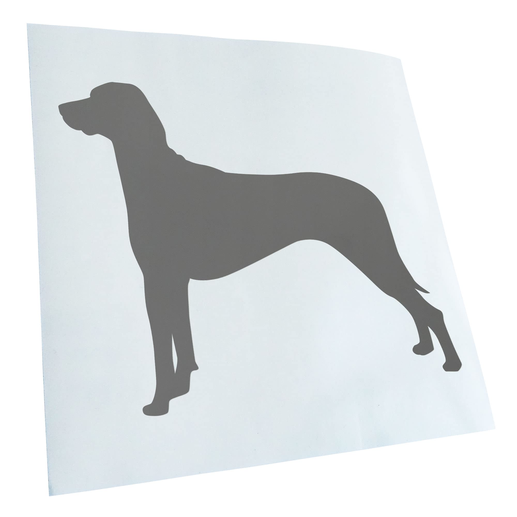 Kiwistar - Car Sticker - Grey - 40 x 33 cm Ridgeback Rhodesian Dog - Rear Window Car Sticker Weatherproof for Car Truck Moped Truck - Sticker Exterior Self-Adhesive Tuning Accessories for Window
