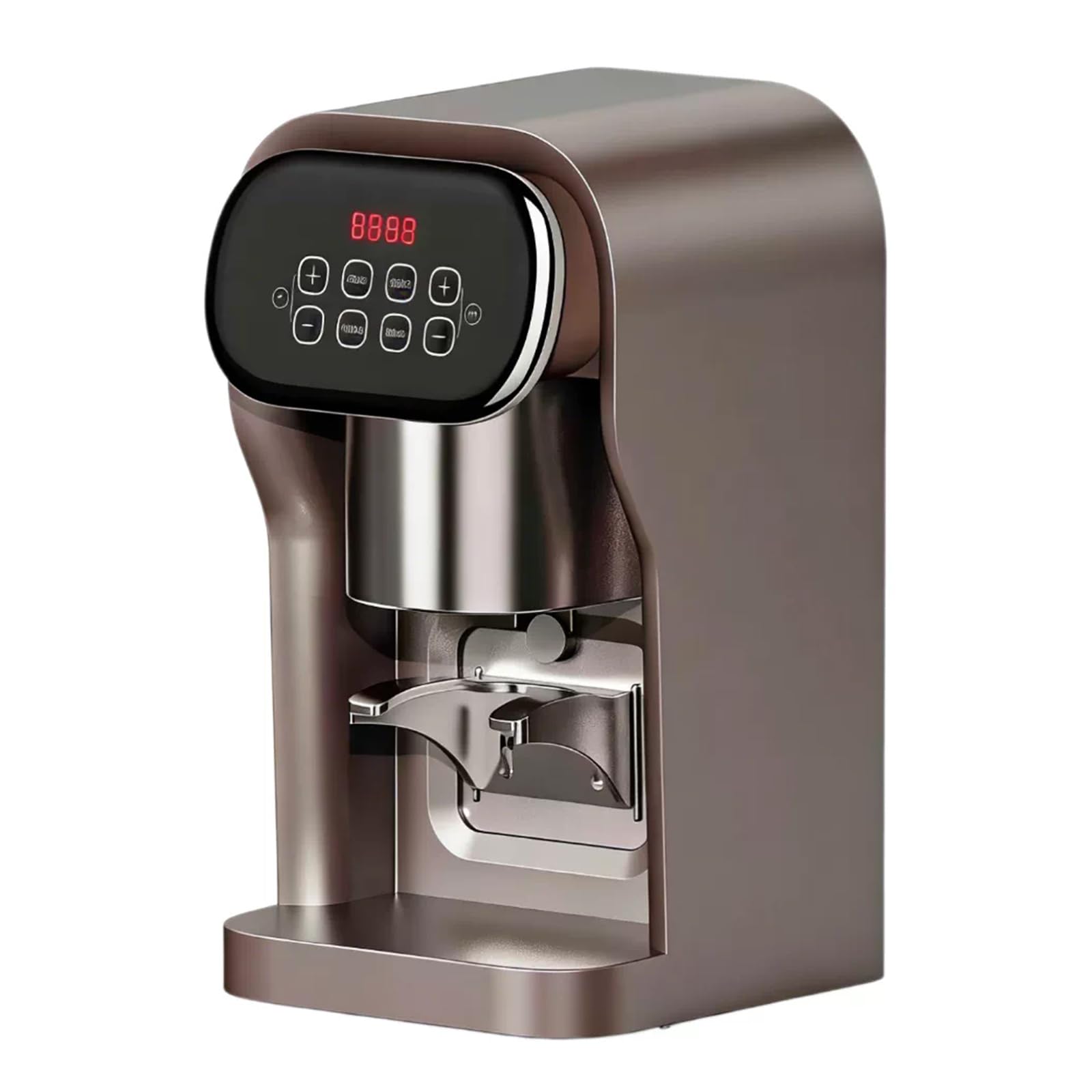 Prensa eléctrica de café – Prensa automática de espresso con presión ajustable de 10 a 30 kg y 1 a 3 ajustes de apisonamiento para cafeterías y uso doméstico
