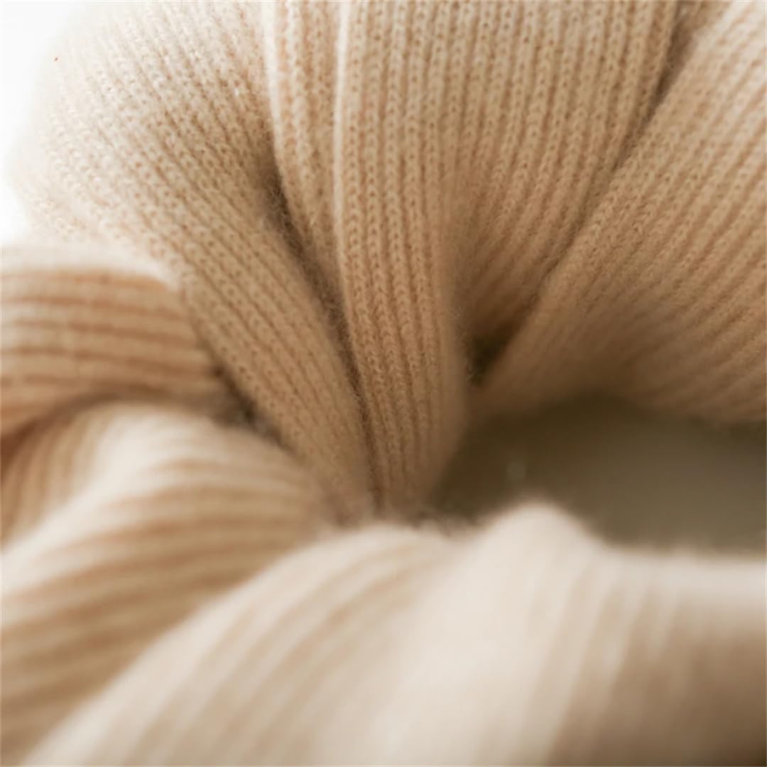 Bufanda de punto de cachemira para mujer, primavera, otoño e invierno, bufanda de punto suave y cálida