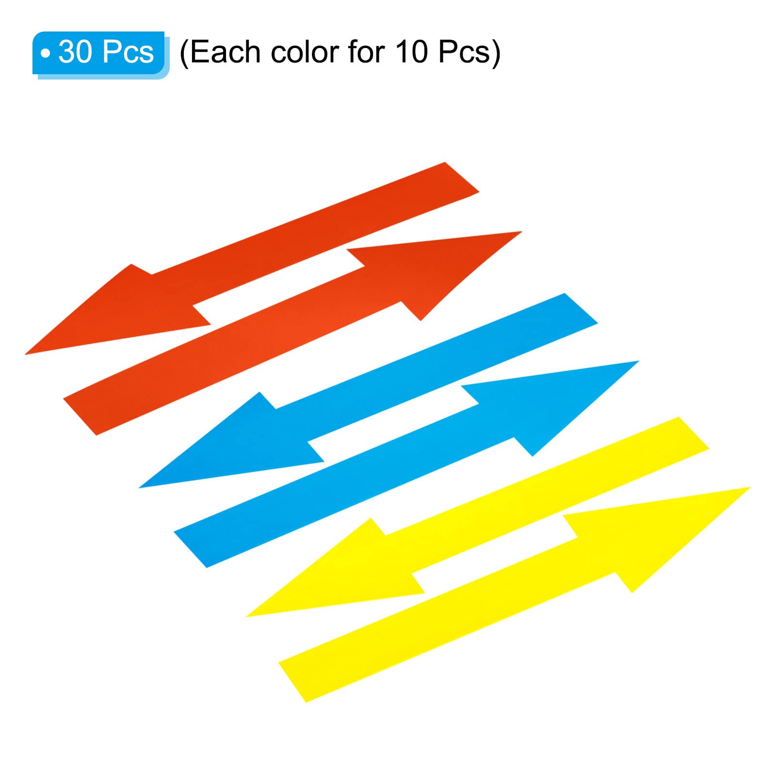 Direzionale Freccia Adesivo,20pz Auto Adesivo Impermeabile Pavimento Decalrosso 405062011061