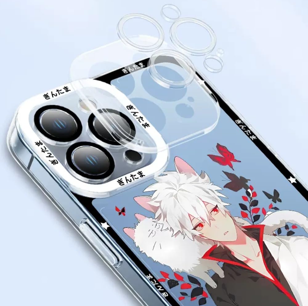 Amazon.co.jp: BOKNI 銀魂 スマホケース iPhone15 ケース ぎんたま 