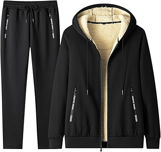 [FUZHIHUA] スウェット メンズ パーカー ズボン 上下セット 春秋冬服 メンズ ジッパー アウター ズボン 無地 ゆったり 通気 カジュアル スポーツウェア ランニングウェア ジャージ ルームウェア 长袖 トラックスーツ 吸汗速乾 男女兼用