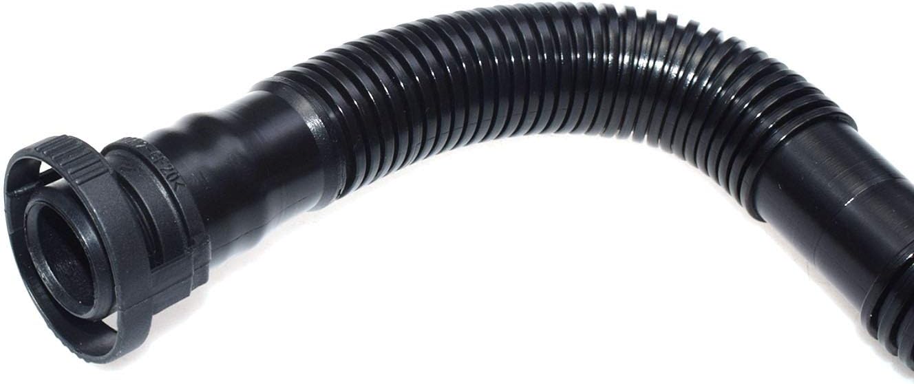 eGang Auto Crankcase Breather Hose, Black, Rubber, Plastic, 1, For Porsche Cayenne 2003-2006 4.5L V8