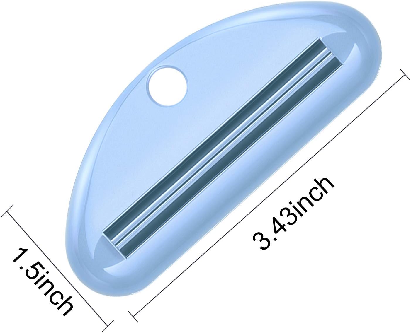8 Pieces Toothpaste Tube Squeezer Dispenser Toothpaste Clips for Bathroom (Yellow, Gray, Blue, White) : Home & Kitchen