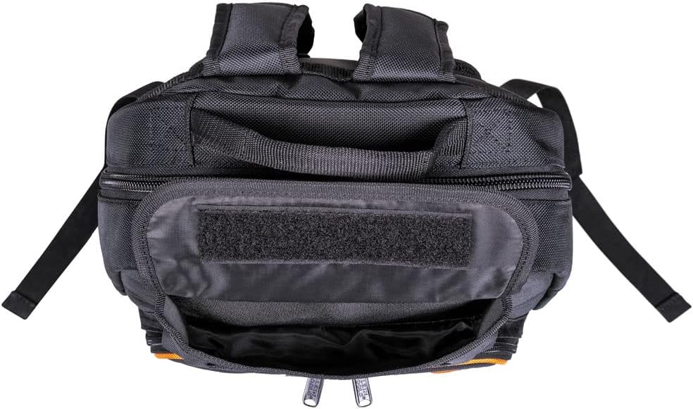 Klein Tools 55475 Tool Bag Backpack, Heavy Duty Tradesman Pro Organizer with 35 Pockets for Hand Tools and Gear