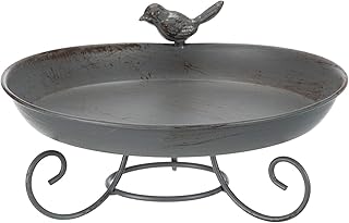 TRIXIE Baignoire - 800 ML et ø 22 cm - Gris - pour Oiseau