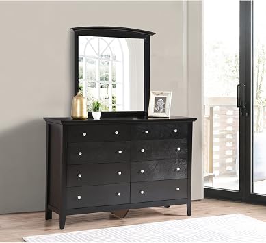 Glory Furniture Hammond G5450 Mirror in Black