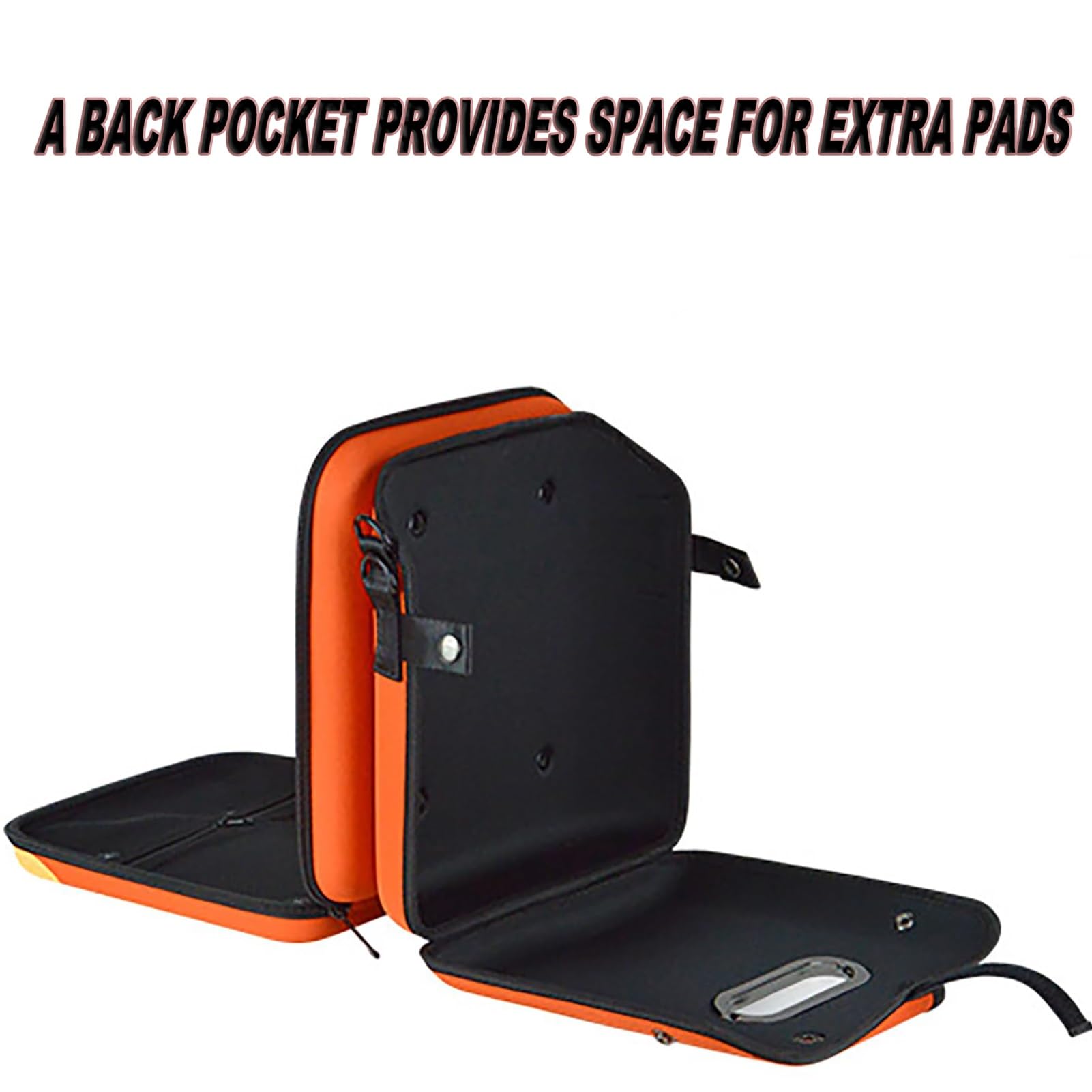 Sac de Rangement for défibrillateur AED, Sac de Rangement Robuste for AED, Sac médical AED au Design Orange accrocheur, Tissu indéchirable et imperméable Haute densité