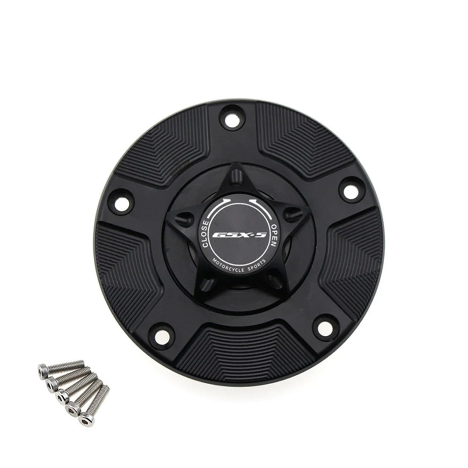 Keyless motocykl pokrywa zbiornika paliwa pasuje do GSXR 600 750 1000 GSXS750 GSXS1000 HAYABUSA GSX1300R SV650 SV1000 Śruba(Srebro)
