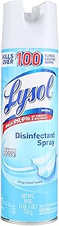 Lysol Disinfectant Spray, Crisp Linen, 19 oz(Pack of 7)