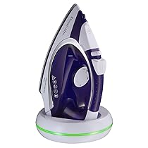 Russell Hobbs Ferro da Stiro, Anticalcare, Colpo di Vapore 135g, min, 2400 W, Vapore Continuo 40g, min, 300 ml Serbatoio, Senza Filo, Cordless, 23300-56