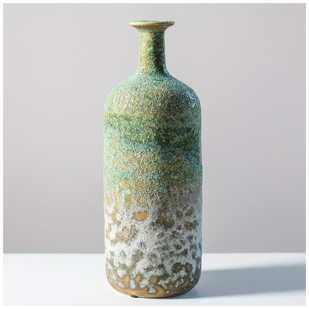 Vase en céramique fait main, décoration d'étagère moderne