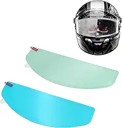 Película Antiembaçante E À Prova De Chuva Para Viseira Capacete Universal - 2 Peças, Versão Grande Lentes Motocicleta, Alternativa Às Películas Proteção Ultra Hd Inserção Pinlock, Antivapor