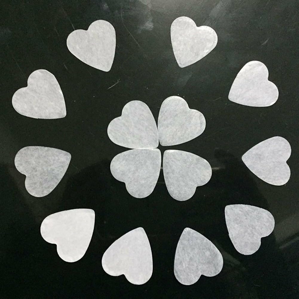 Coriandoli A Forma Di Cuore In Carta Velina Biodegradabile, 10.000 Pezzi Da 1,5 Cm, Bianchi, Per Matrimoni E Compleanni