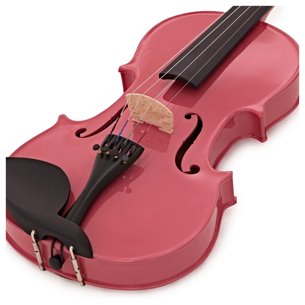 Violín de Estudiante 3/4 de Gear4music, Rosa | Para Principiantes de 9-12 Años, Maderas de Calidad, Clavijas Finas para una Afinación Rápida y Estable, Arco y Estuche