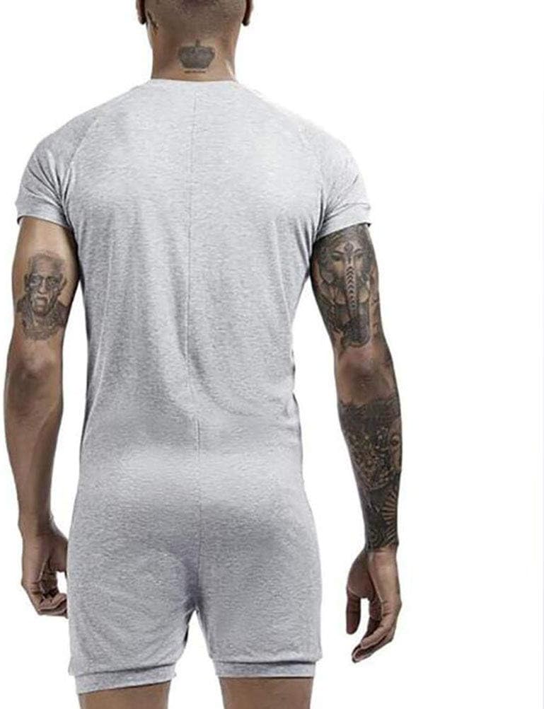 Men Wrestling Singlet Comfortable Breathable Bodysuit Short Sleeve Sports Undershirts