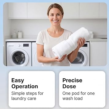 Laundry Soap Pods 10-Piece Deep Cleaning Pacs