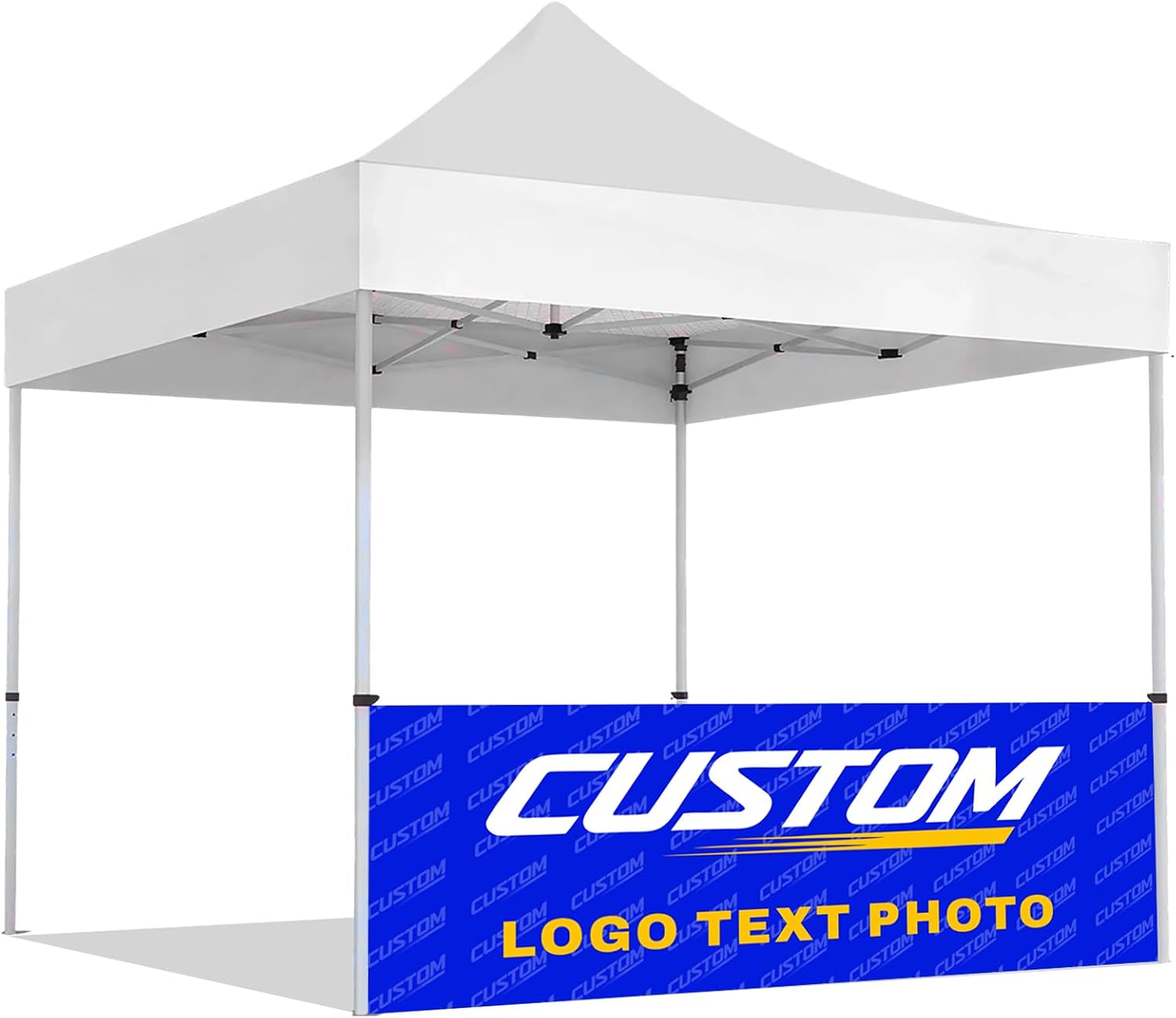 Custom Half Walls for 10x10 FT Pop up Tent Canopy for Tradeshows, Personalize Sidewalls with Logo (only Half Sidewalls, No Canopy Top No Backwall No Frame) (1 Half Sidewall)