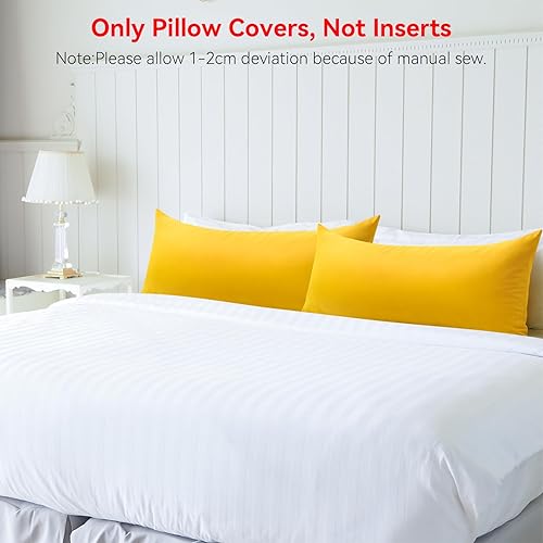 Vista 369 de Thmyo Paquete de 2 fundas de almohada cuadradas decorativas de algodón, fundas de almohada de sublimación en blanco, fundas de cojín blancas