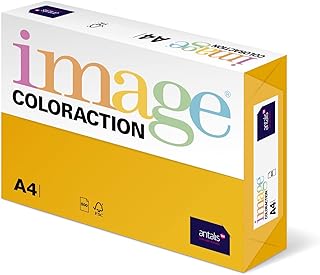 Antalis 838A 080Sphotocopy 5 - Papel para fotocopiadora (DIN A4, 120 g/m2), color amarillo