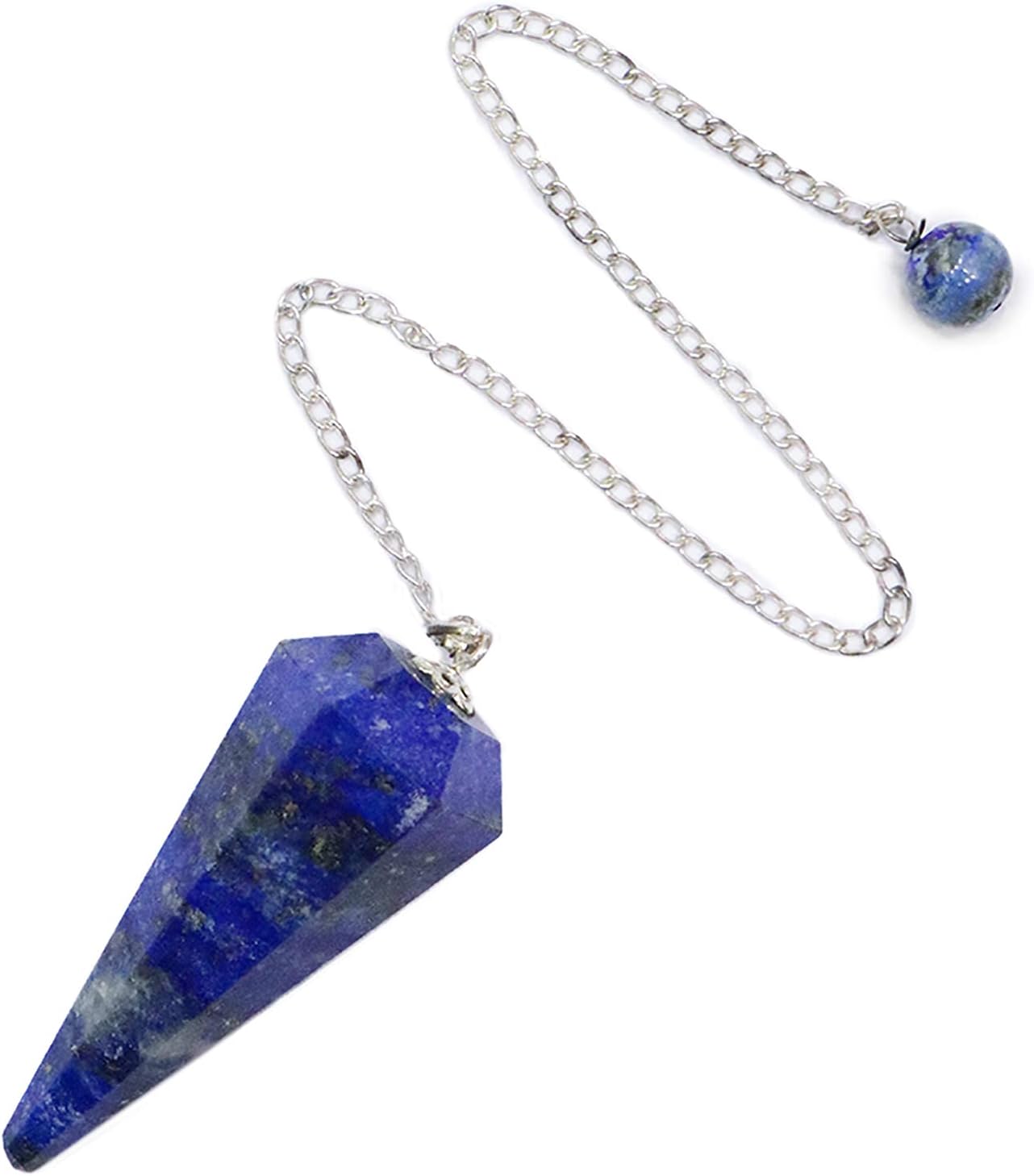 Cosynee Natural Stone Hexagonal Chakra Gemstone (Lapiz Lazuli)