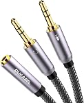 Adaptateur de diviseur d'écouteurs, 3.5mm Casque séparé Jack & Adaptateur Mic Plug 3.5mm Câble d'adaptateur audio Combo pour PS4 Casque de jeu PC Ordinateur portable Xbox One Nintendo Switch -DuKabel Haut Series