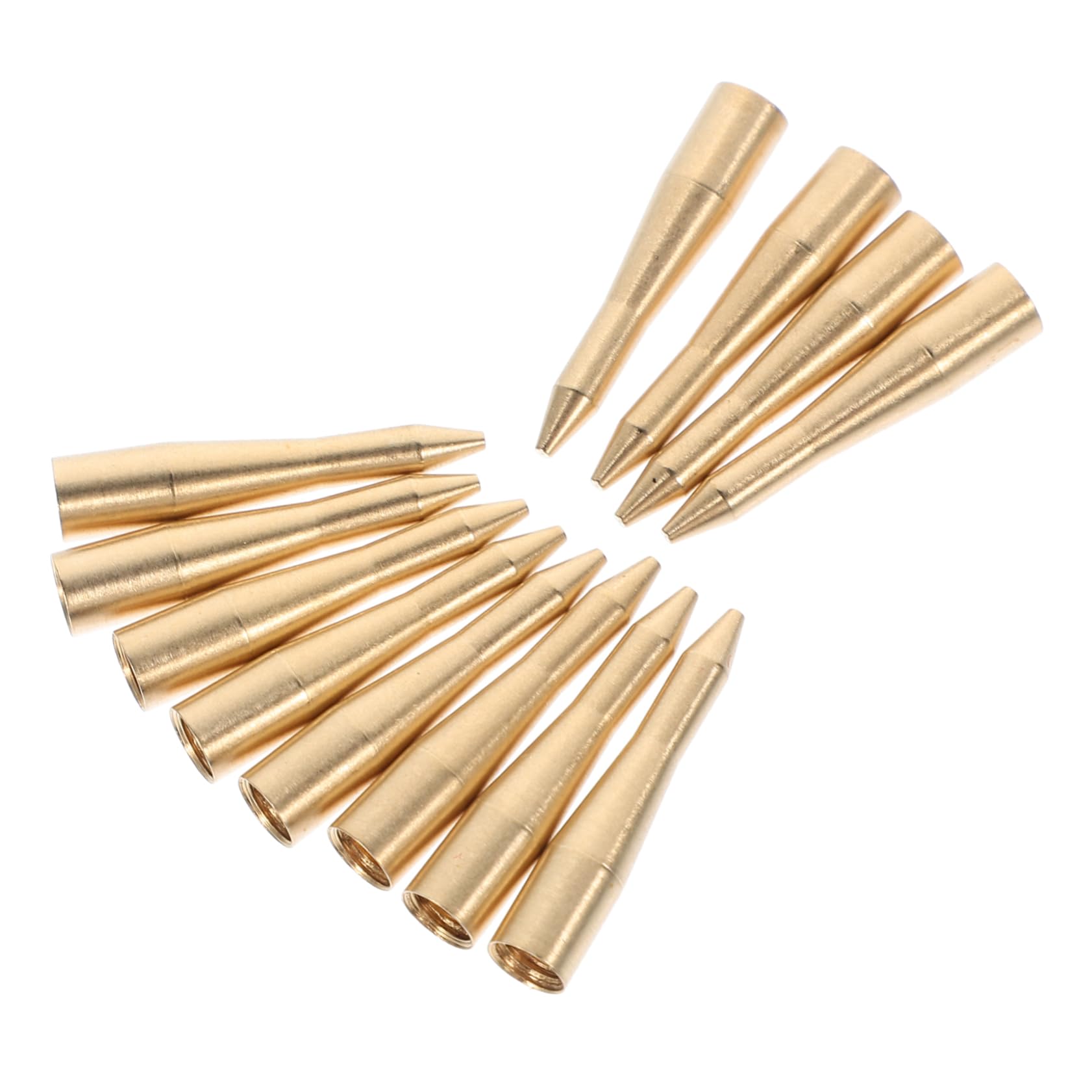 NAMOARLY 12Pcs Metal Shafts Replace Thread Rods Durable Shaft Accessories for Outdoor Use Compatible Soft Tip for Beginners and Professionals
